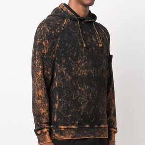 Sudaderas con capucha personalizadas UNISEX Stone Vintage ácido lavado Tie Dye Hoodie Heavyweight algodón francés Terry sudaderas con capucha de gran tamaño hombres 2025 - Product Image 2