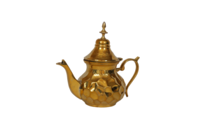 Taluka présente une bouilloire à thé en laiton martelé royal et élégant avec un aspect et une finition de luxe pour faire du thé et du café - Product Image 3