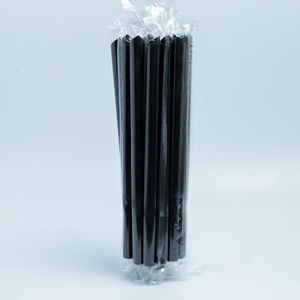 Pajitas Desechables Ecológicas de Plástico PP para Bebidas, Té de Burbujas, Smoothies, Batidos, Boba, de Fábrica OEM ODM, Reutilizables, Envueltas, de 10 mm de Diámetro - Product Image 1