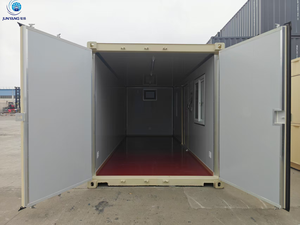 ตู้คอนเทนเนอร์พับได้ยาว 6 เมตร บ้านสำนักงานห้องน้ำขนาด 20 ฟุต พร้อมห้องน้ำเสริม (อุปกรณ์เสริม) ทำจากเหล็กคอร์เทน - Product Image 5