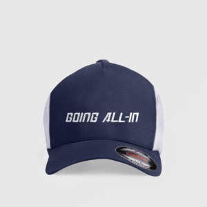 GA <b>Navy</b>-White <b>Baseball</b> <b>Cap</b> 2.0 Casual Mesh Fabric Common Features - Product Image 1