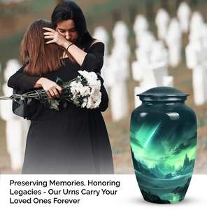 ออโรร่าบอเรียลิสโกศใส่เถ้ากระดูกโกศสำหรับผู้ใหญ่ขี้เถ้ากระดูกมนุษย์ - Product Image 5