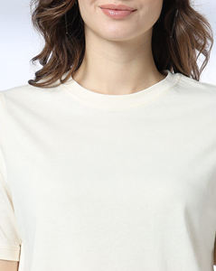 T-shirt femme 100% coton moderne à la mode de haute qualité épaule 240 GSM Appliques respirant écologique en gros - Product Image 6