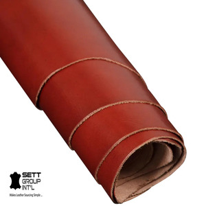 Genuine 1.1-1.3 MM Premium Grade Leather Full Red Grain Crust Cow Skirts Craft Shoes Belts Sofa Trusted Customers - Product Image 2