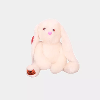 Cosy Toys Peluche Lapin Blanc Mini Premium Super Doux en Coton PP Écologique Décoration Maison Mignonne