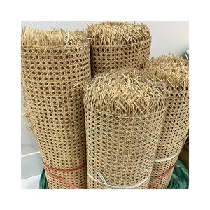 Vietnam Single Washed Agricultural 15m halb gebleichtes Rattan rohr mit offenem Netz für Möbel und Kunst handwerk