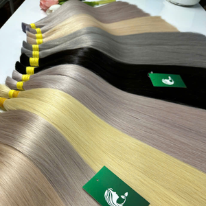 Extensions de cheveux en vrac Cheveux vierges crus du Vietnam Meilleurs cheveux humains brésiliens vierges de luxe à cuticule alignée - Product Image 5