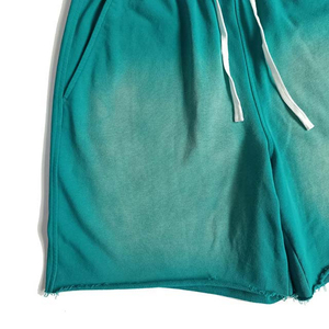 Casual Wholesale <b>Men's</b> Clothing Acid Wash Gym <b>Shorts</b> Drawstring Elastic Waist Summer <b>Baggy</b> Acid Wash Jogging <b>Shorts</b> With Pockets - Product Image 2