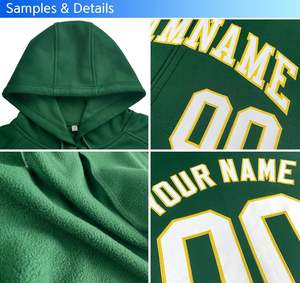 Sudaderas con cremallera completa unisex con parche de logotipo, diseño personalizado para ropa deportiva universitaria o uniformes de empresa OEM - Product Image 3