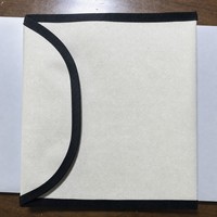 Pochette pour documents non tissée, porte-passeport, rabat à fermeture velcro, organiseur de papiers de voyage