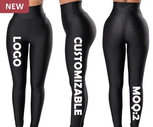 Wholesale Custom Logo 2024 High Waist Sports Gym Workout Tights Scrunch <b>Butt</b> <b>Lifting</b> Push up Yoga <b>Leggings</b> for Women - Product Image 4
