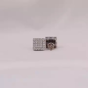 New White Gold Diamond <b>Earring</b> for <b>Women</b> Wedding Party and Festival Occasion Available at Affordable Price - Product Image 1