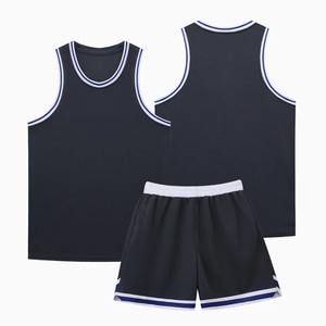 Ensemble de maillots de basket-ball personnalisés pour hommes, uniforme de basket-ball classique pour jeunes, maillot de basket-ball en maille, taille américaine, manches courtes - Product Image 1