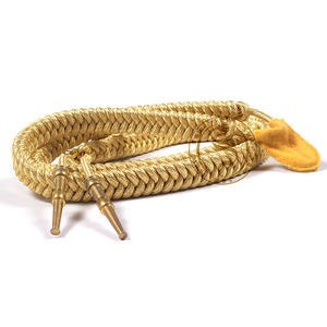 Cordon de robe Aiguillette épaule vert Kelly de haute qualité | Aiguillette en gros pour uniformes et robes nautiques - Product Image 5