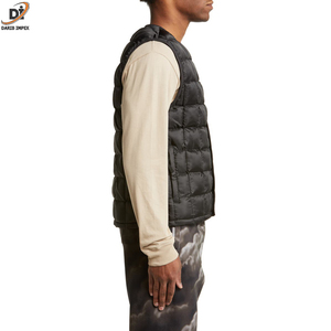 โลโก้ที่กําหนดเองกลางแจ้งฤดูหนาวที่อบอุ่นแขนกุดปักเป้าเสื้อกั๊กผู้ชายปักเป้าผ้าเสื้อแจ็คเก็ตและเสื้อกั๊กผู้ชายที่อบอุ่นผู้ชาย - Product Image 3