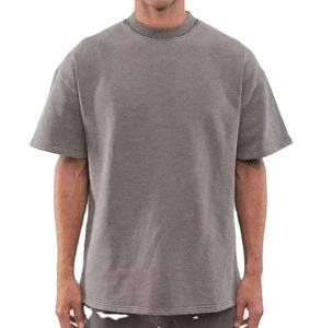 เสื้อยืดสตรีทแวร์ผู้ชายสไตล์วินเทจสีดำทรงโอเวอร์ไซส์สำหรับฤดูร้อน ระบายอากาศได้ดี สวมใส่สบาย แห้งเร็ว แขนสั้น ไซส์พลัส - Product Image 6