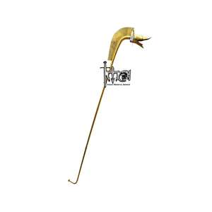 Celtic Deskford Carnyx Handcrafted Brass <b>Musical</b> <b>Instrument</b> for Desk or Wall Display - Product Image 2