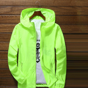 Blouson Bomber Homme Coupe Courte Haute Qualité en Toile Imperméable Respirant Coupe-Vent Col Rond Lavage Personnalisé Style Streetwear - Product Image 3