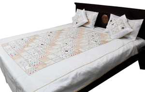 Sábanas Floral con estampado de algodón 100%, sábanas de calidad fina, diseño de ajedrez, funda de cama doble de seda, juego de cojines 401 - Product Image 2