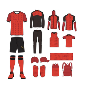 ชุดกีฬาฟุตบอลสำหรับผู้ชายเสื้อเจอร์ซีย์ฟุตบอลเยาวชนออกแบบได้ตามต้องการพร้อมโลโก้และตัวเลข - Product Image 1