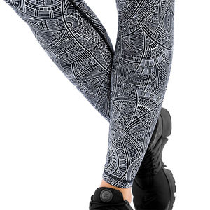 Best Selling Fitness Wear Adult Size Women Mid Waist Breathable Anti-Bacterial <b>Leggings</b> New Latest Fashionable Style - Product Image 6