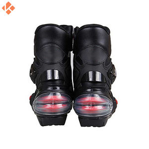 Nuevo estilo Moto Zapatos Cliente Motocicleta Cuero Carrera Zapatos Biker Racing Moto Zapatos de cuero - Product Image 2