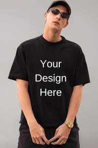 เสื้อยืดผู้ชายคุณภาพสูง 220gsm ผ้าโพลีเอสเตอร์/คอตตอน 100% ทรงปกติ พิมพ์โลโก้ตามสั่ง คุณสมบัติป้องกันการหดตัว คอทรงโอ - Product Image 4