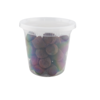 Contenants alimentaires transparents 3H de 24 oz avec couvercles (480 pièces/boîte) – Adaptés au congélateur et au micro-ondes, sans BPA, empilables, étanches, pour organiser les restes