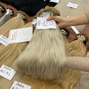 2025 vente chaude kératine Double dessiné vierge cuticule aligné pointe plate kératine K pointe plate Extension de cheveux humains - Product Image 5