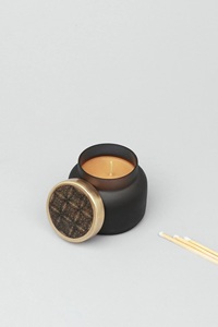 TQC <b>Unique</b> Design Golden Coated Candle Ja Handmade Eco-Friendly Light Weight Cylinder Candle Jar for Home Hotel Wedding Decor - Product Image 5