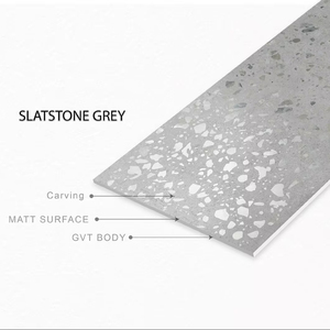 SLATSTONE GRIS 600x1200mm anti-dérapant antibactérien carreaux de céramique finition mate moderne Europe Style Villa intérieurs écoles décor - Product Image 1