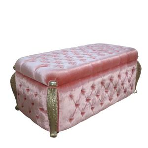 Modern Multi-Function Ottoman <b>Storage</b> Stool Wooden MDF Blanket Jewelry Box for Bed End Sofa <b>Bench</b> Bedroom Furniture <b>Shoe</b> Cabinet - Product Image 5