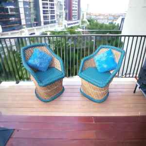 Prix de gros mignon confortable paresseux chaise canapé tufté coussin jardin ensembles salon canapés rotin léger Restaurant ensemble - Product Image 2