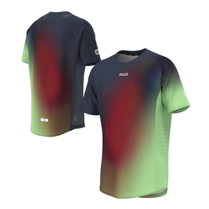 T-shirt de course sur sentier pour homme Deep Valley - Tissu tricoté 100 % polyester avec logos sublimés - Product Image 6