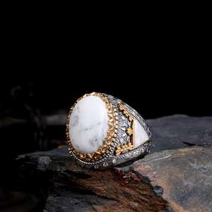 Luxury 925 Sterling Silver <b>Ring</b> <b>for</b> <b>Men</b> <b>Black</b> with Natural Stone & Diamond Onyx <b>for</b> Wedding-Turkish Jewelry Wholesale - Product Image 2