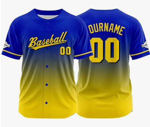 Camiseta de Béisbol Moderna para Adultos con Estampado por Transferencia de Calor, Color Combinado Personalizado, Transpirable, de Secado Rápido, Cuello Redondo, Unisex para Softbol - Product Image 5