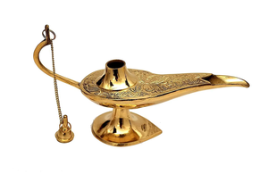 Lámpara Calvin Artículo de regalo de latón Decoración para el hogar Lámpara de Aladino dorada antigua de latón de Calvin Handicraft - Product Image 5