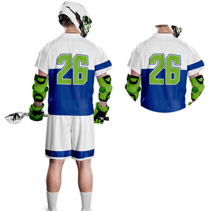 Servicio OEM, Uniforme de Lacrosse de Poliéster Ecológico y Duradero, Sublimación Personalizada, Secado Rápido, Ropa Deportiva Cómoda para Hombre - Product Image 6