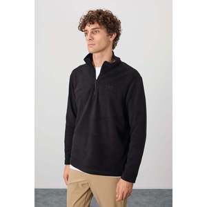 Sweat-shirt en polaire à col haut pour homme River Black, 100% polyester, style 88310 - Product Image 2