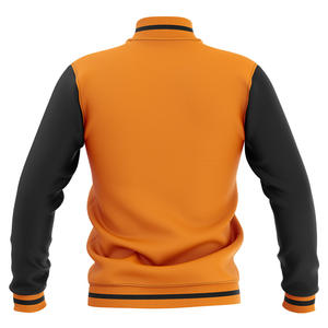Veste bomber de baseball formelle de haute qualité W4G, patchwork, design personnalisé, broderie, col rond, livraison rapide sans frais de douane - Product Image 3