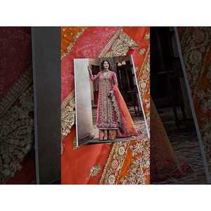 ชุดสูทแต่งงานผู้หญิงสีแดงเข้ม AIK jhalak ฉบับ2025 mehndied มากมาย TC-272 - Product Image 2