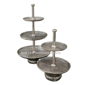 ที่วางเค้กแบบตะขอแขวนดีไซน์แบบ3ชั้นทำจากโลหะอลูมิเนียมรูปทรงแปลกคุณภาพระดับพรีเมียม - Product Image 5