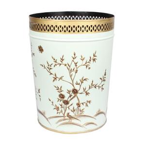 Corbeille ronde au design classique haut de gamme dans une poubelle finie multicolore pour la décoration intérieure de la maison et de l'hôtel - Product Image 1