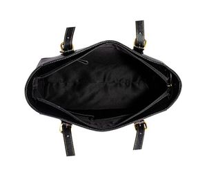 กระเป๋าโท้ทหนังแท้สไตล์โบฮีเมียนสำหรับผู้หญิง งานฝีมือลายดอกไม้ตะวันตก ตกแต่งพู่ห้อย สีและลวดลายสั่งทำได้ สำหรับฤดูใบไม้ร่วง จากผู้ขายอินเดียชั้นนำ - Product Image 6