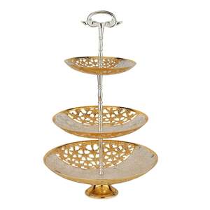 bulk supplier Brass Cake Stand manufacturer with Knife & Server Gift for <b>House</b> Warming - Product Image 6