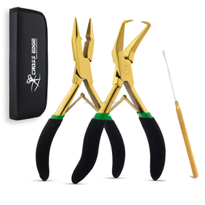 Professional Hair <b>Extension</b> Tools <b>micro</b> beads Pliers Remover Rings Beads Remover Lap Joint Plier stainless steel - Product Image 1