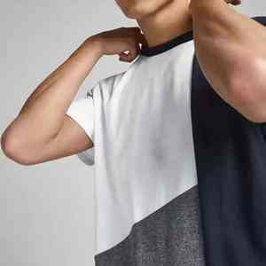 T-shirt uni pour hommes en coton à col rond, doux pour un usage décontracté et quotidien - Product Image 3