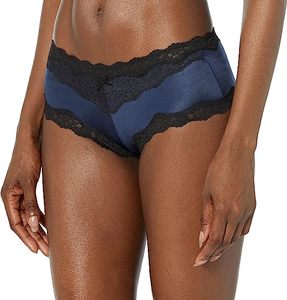 Trendy Chic Boyshorts Bikini Cut Shapewear Underwear Comfortable Spandex/Cotton Panties Decorative Hole Seamless Breathable - Product Image 2