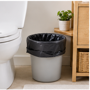 Bolsa de Basura con Cierre Fácil, Bolsa de Basura Doméstica de Tamaño Pequeño, HDPE LDPE, a Prueba de Fugas, Resistente, Desechable, para Uso Doméstico - Product Image 5