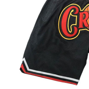 Custom Sportswear Training Athletic Shorts Wholesale Sublimation Strip Logo Printing Mesh Mens Basketball Shorts - Product Image 3